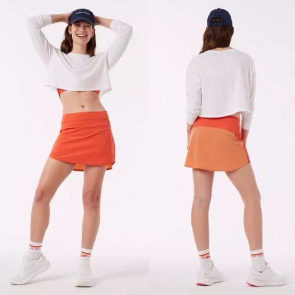 Outdoor Voices The Exercise 3" Skort, Paprika/Sunstone, Size M - Picture 1 of 8